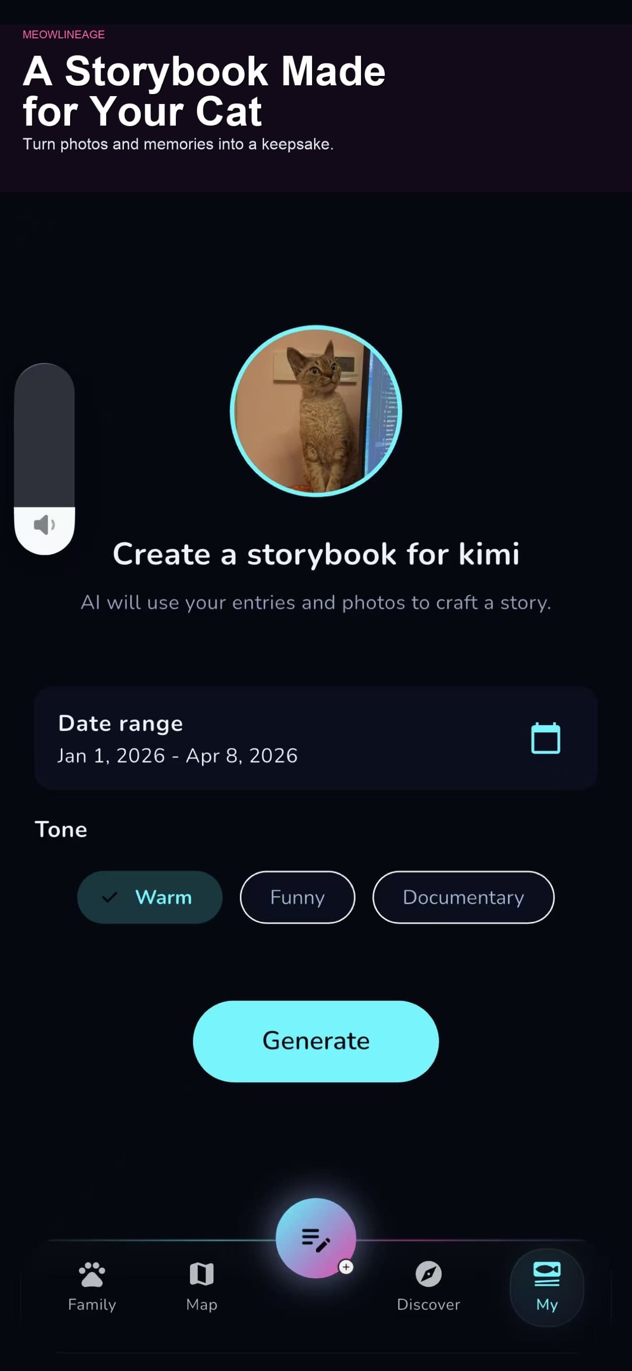 If one day my cat is gone, I am most afraid the early memories will fade first.